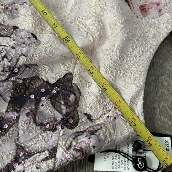 Adrianna Papell Sleeveless Floral Sheath Dress - Picture 5 of 6